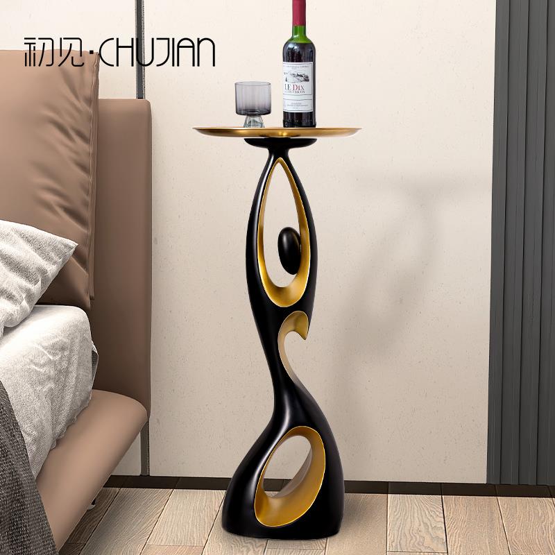 轻奢现代大落地摆件客厅艺柜术装饰BJ1606品发电视旁边简约沙大型