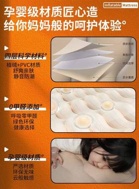 睡大众ID床专用后排箱床59872垫后备填平垫充气床车载旅行汽车气