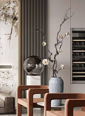 干花花束家居摆设禅56328树意插花枝中式花干干艺客厅装饰摆件枝