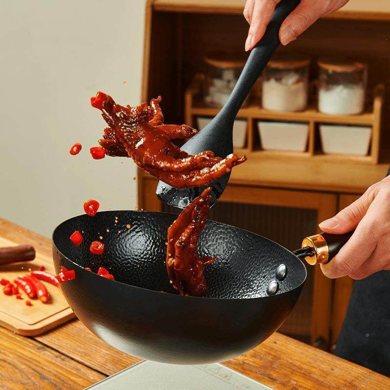 章手丘锤纹迷你小锅家用小炒锅小奶锅雪平锅一工人食平底不铁粘锅