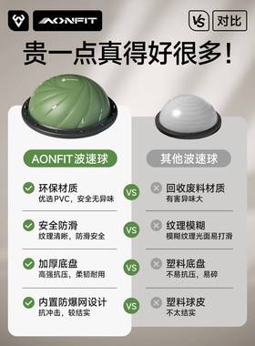 儿童波速球用瑜伽波器比球感家统训练大龙平球UQP半圆衡球核心训