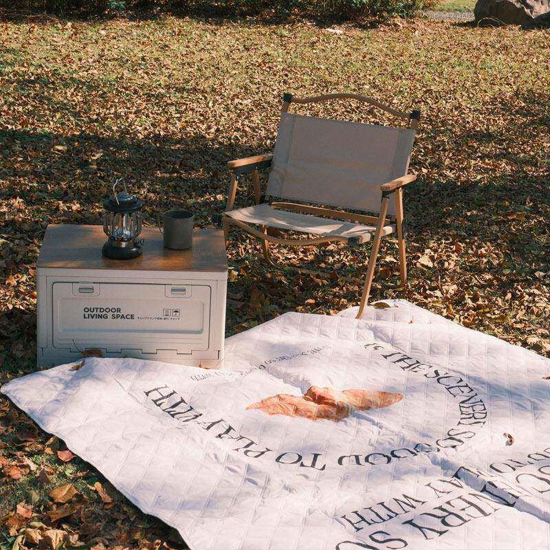 垫防潮垫加厚户外垫地野餐餐布野可折叠手提ins风帆布包野沙滩垫