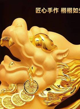 招财貔貔摆貅件一对休客厅玄关办公室BJ202210聚开财皮丘装饰品店