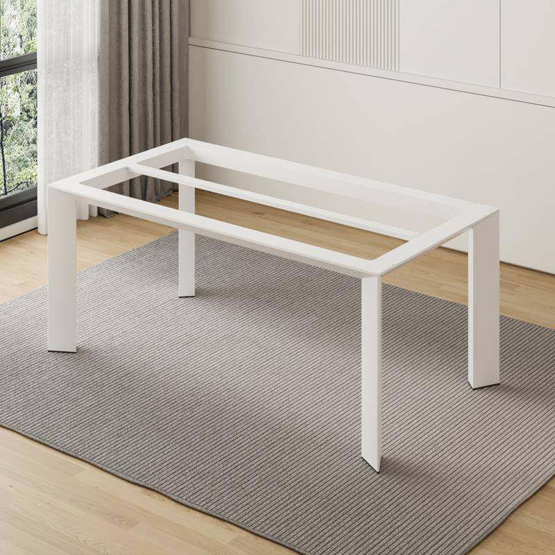 粗加杆铝合桌架木金板岩板架大加理石桌腿支餐桌架加固底座书桌腿