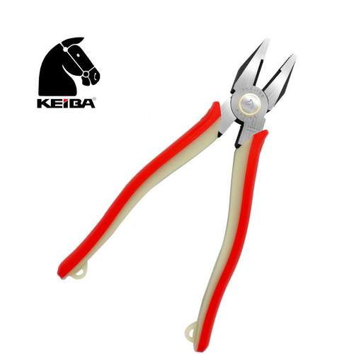 eiab进马牌老虎钳钢口丝平嘴钳平斜嘴尖嘴剪钳8咀寸夜光断线钳