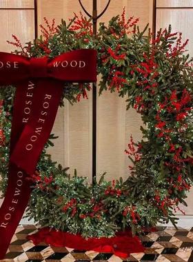 新款婚庆FJM道具铁艺镀锌双层圆环桁架圆流环苏耶诞形饰装吊悬吊