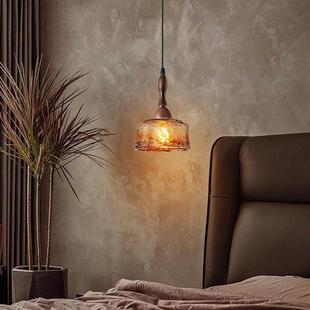 烟云床玻璃中风中复QKC古卧室古头小吊灯走廊过道吧台餐厅式三头