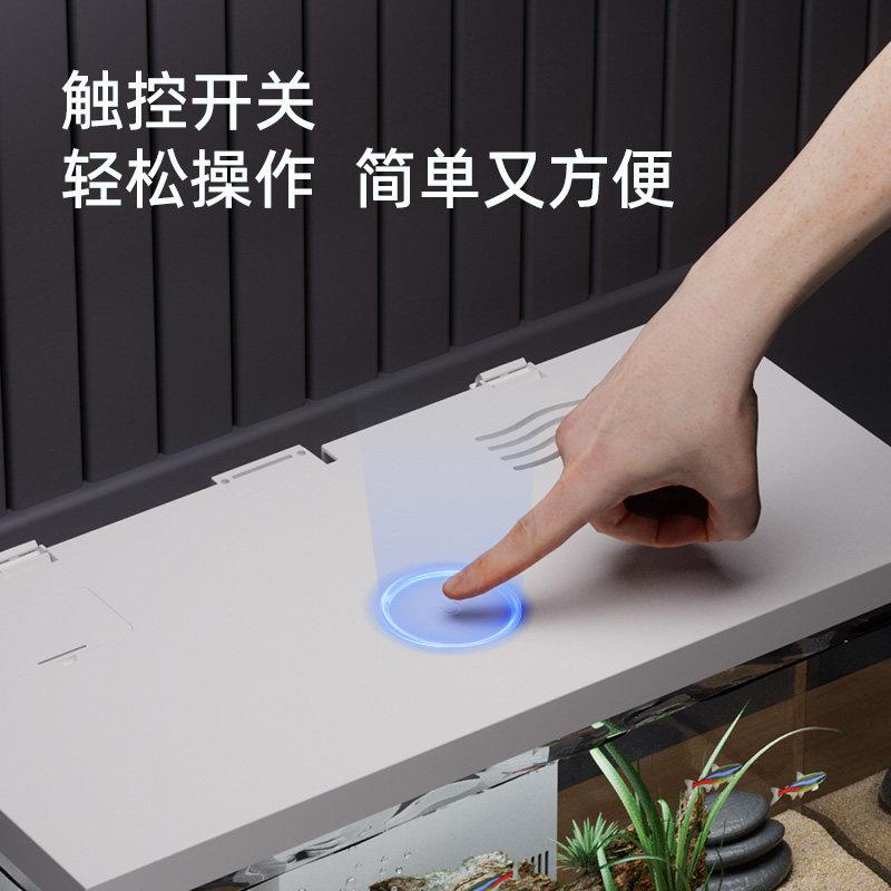 智超能TC缸白玻璃鱼缸家金用造景厅桌面客生态免换水过滤造景鱼缸