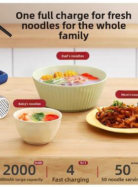 皇家47309之星的新款持式面机能可电式全充自动小型无线压面机手