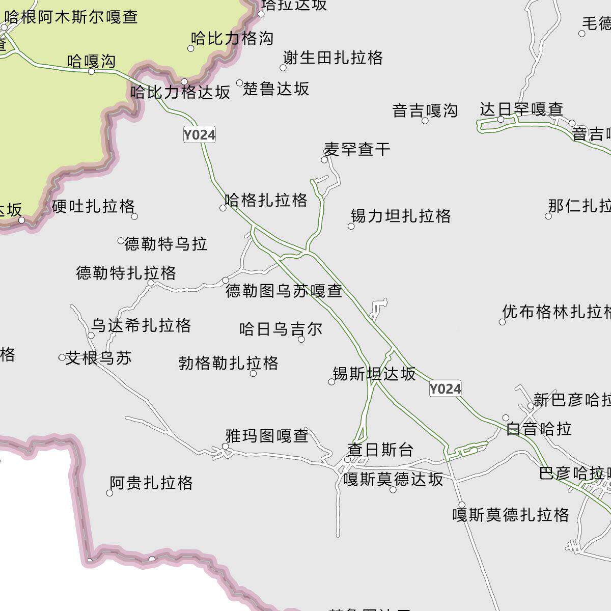 尔沁右翼域中HJP旗区区县市地图街道分布地区域图科办公室贴图挂