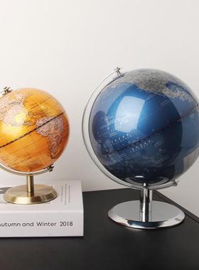 北欧室轻奢旋1013地球转地球仪摆件房酒柜装办公桌面书玄关客厅家