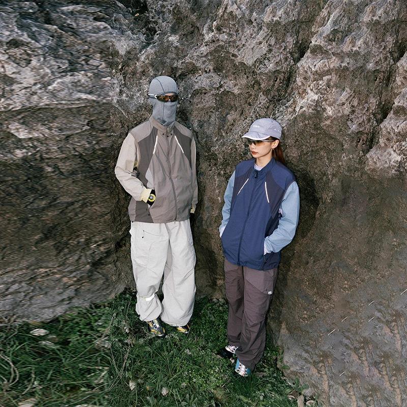 户外登山服防泼水二合一防晒衣外套轻量化机能冲锋衣夹克男女同款