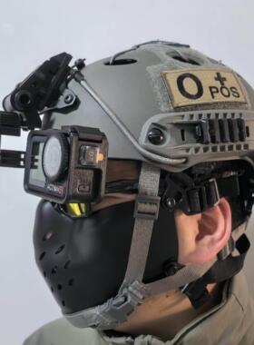 竖拍左眼支架 人称视角 Action345适配NVG夜视仪运动相机FOV