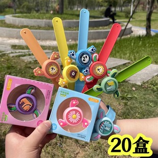 旋转陀螺驱蚊手环啪啪圈拍拍发光儿童礼品宝宝手表防蚊虫叮咬神器