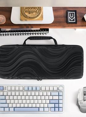 Geekria84键键盘包适用夜魔键盘鼠标套装一体包雨75RT保护收纳包