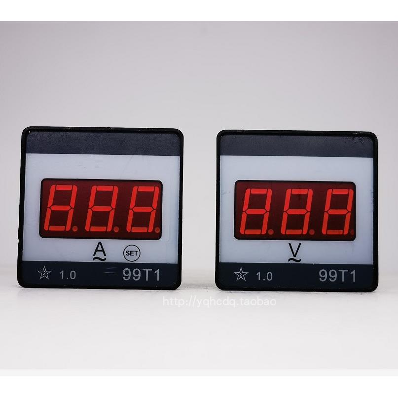 交流电流电压表5A/220V380V500V 99T1/Sq-72/6L2