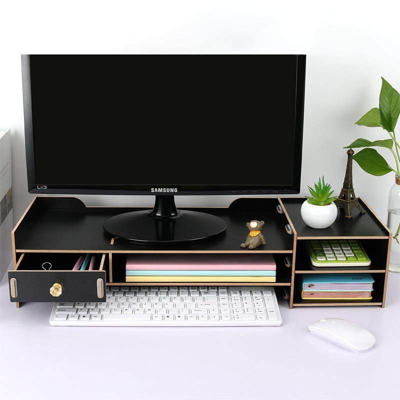 台式显示器屏电脑增高架子办公室底座支架桌面键盘收纳抽屉置物架,收纳整理,桌面收纳盒,淘宝优惠券,粉丝福利购,淘宝优惠卷