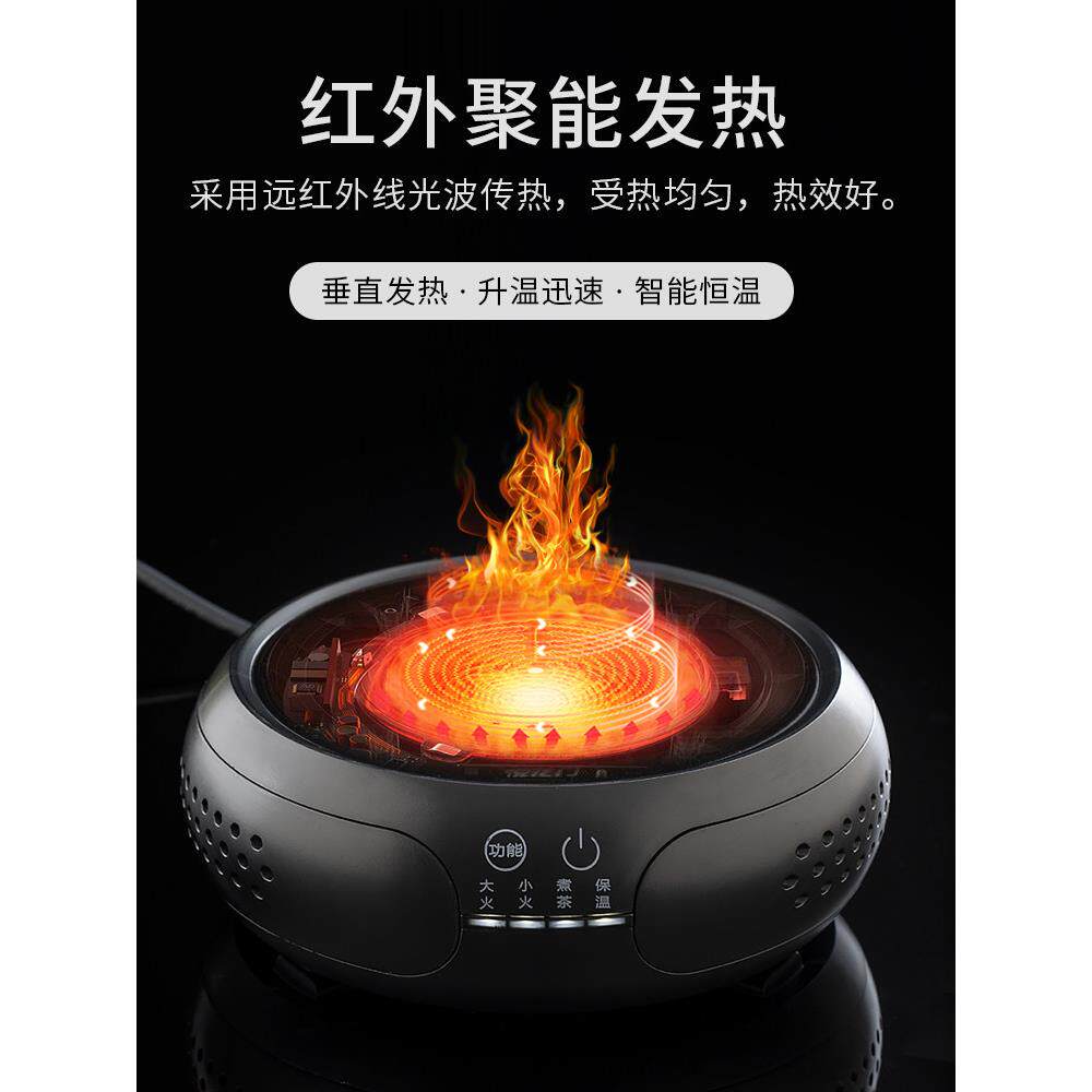 2025新款悦龙门电陶炉小型迷你家用煮茶器烧水壶专用电磁炉光波炉
