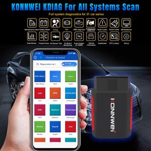 气囊 刹车片多功能诊断扫描仪 KDIAG汽车全系统诊断仪ABS KONNWEI