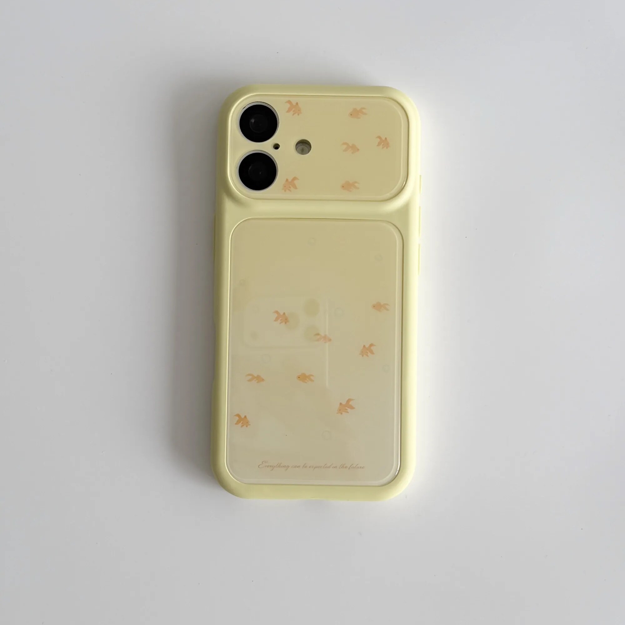 雨柠适用时髦小众黄底金鱼iPhone17promax新款苹果16手机壳15个性创意日韩ins卡通小清新14防摔保护套