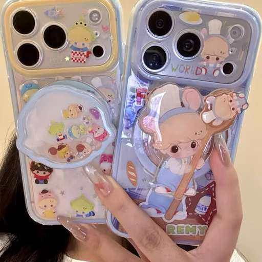 雨柠适用于苹果17promax手机壳卡通可爱15pm厨师帽勺子小王子16二合一个性创意日韩INS14防摔保护套