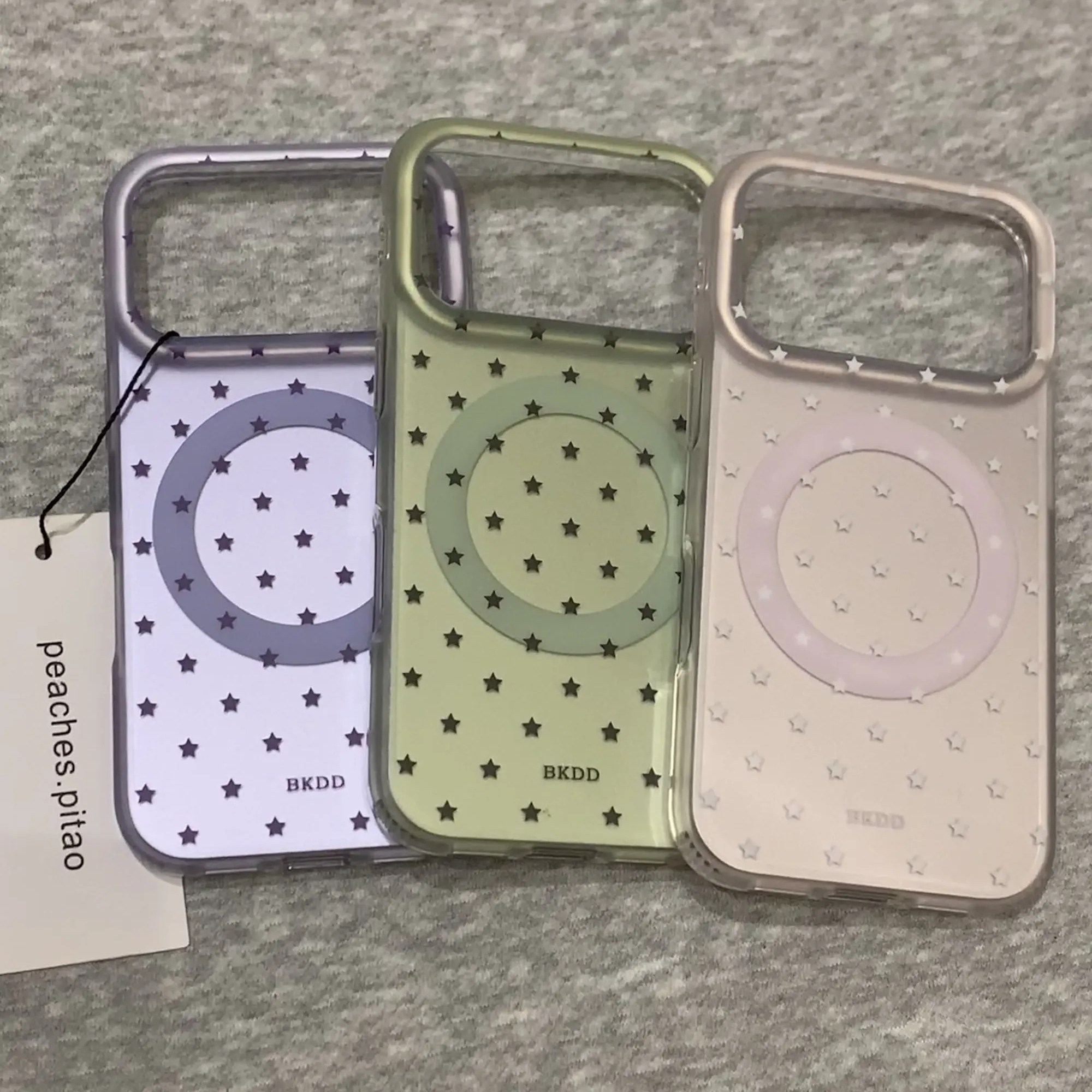 雨柠韩系ins纯色星星磁吸壳磨砂适用于iPhone17promax新款苹果16手机壳15个性创意简约14全包防摔保护套