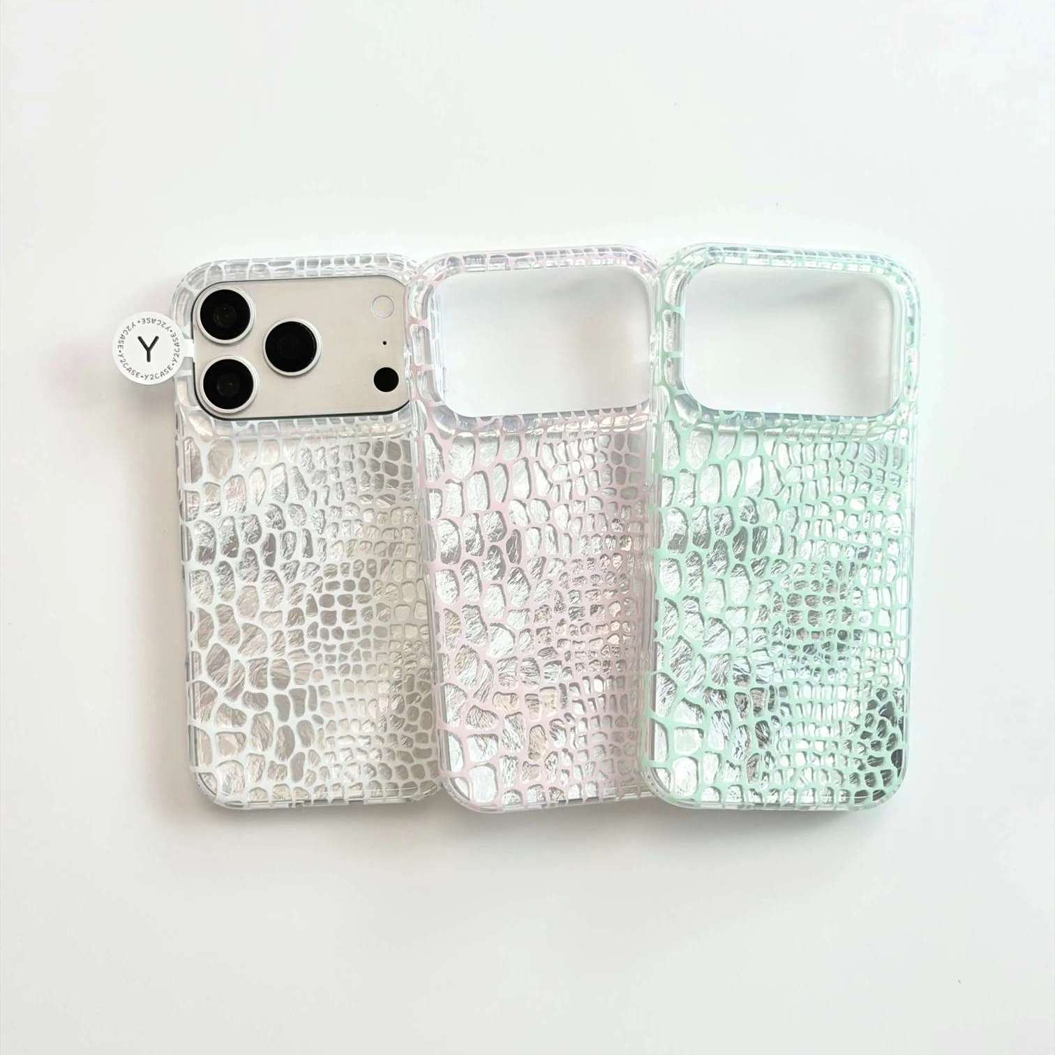雨柠ins风小众个性鳄鱼皮图案IMD双层手机壳适用iPhone17Promax新款苹果16日韩15个性创意14防摔保护套