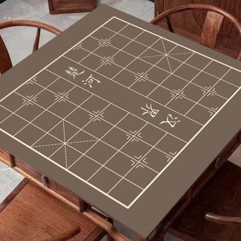 中国象棋棋盘软布单卖正方形家用可定制大号摺叠防滑台面桌布家用