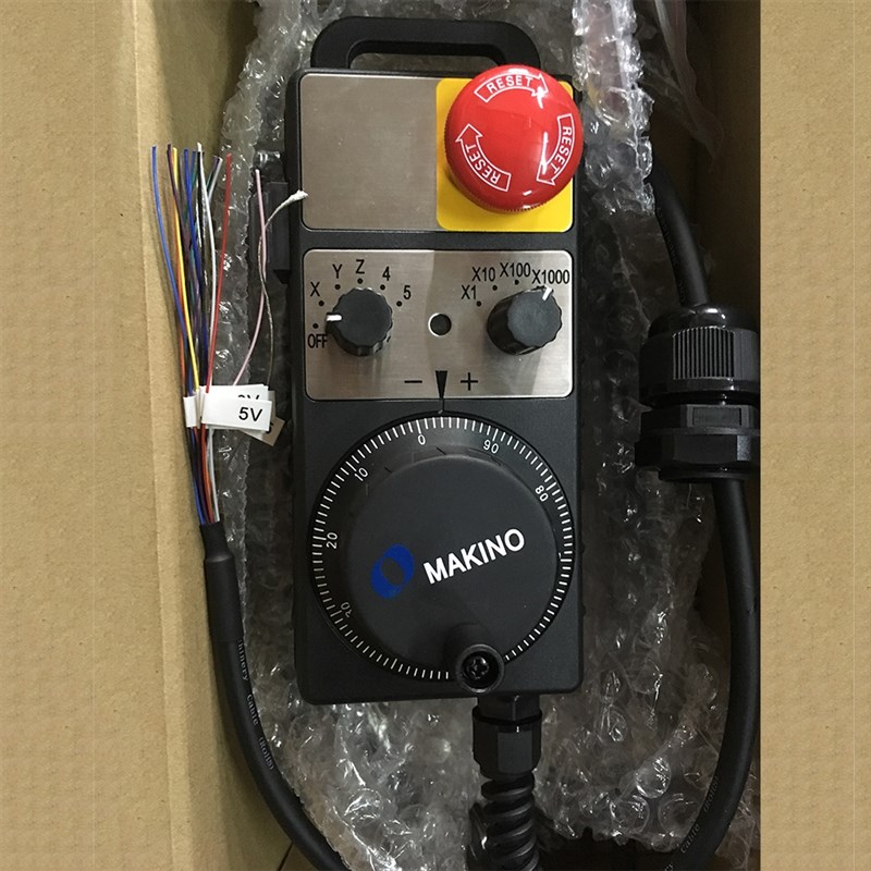 MAKINO牧野机床专用电子手轮带急停侧边启动功能按钮日本进口东侧