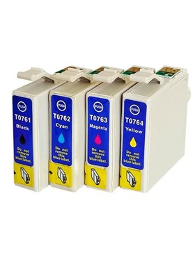 适用爱普生Epson ME200 ME2 C58打印机墨盒T0761 T0762 T0763黑色