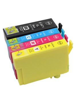 适用爱普生EPSON Pro WF-3720DWF打印机墨墨盒T3471 T3472-4黑色