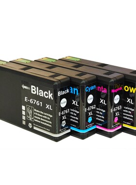 适用爱普生EPSON T676 T6761墨盒Pro WP-4010 WP4020打印机黑色