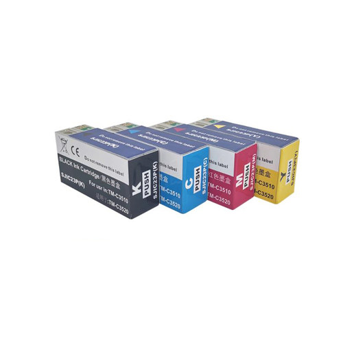 适用爱普生EPSON TM-C3520 C3510打印标签机SJIC24P SJIC23P墨盒