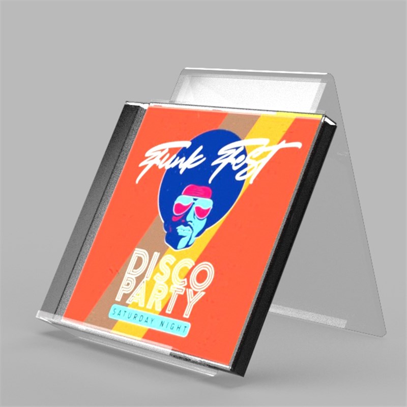 亚克力LP黑胶 CD碟片 立式支架 加厚桌面支托 陈列架 透明展示架