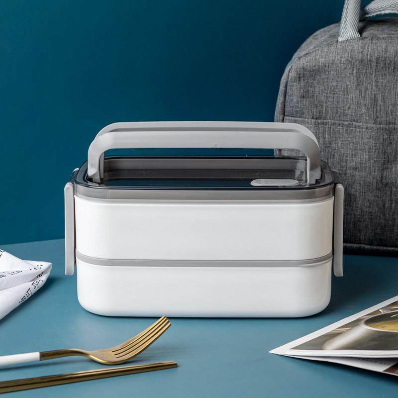 304不锈钢分格保温饭盒双层密封便当盒微波加热北欧风格上班族适,餐饮具,饭盒/保温桶/保温提锅,淘宝优惠券,粉丝福利购,淘宝优惠卷