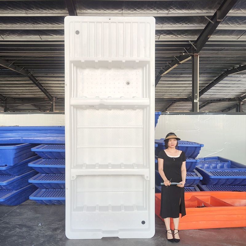 白色渔船牛筋塑料钓鱼下网养殖观光船冲锋舟艇平板加宽捕鱼小胶船