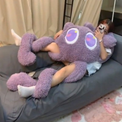 巨型长腿章鱼玩偶八爪表情包抱枕女生睡觉夹腿娃娃超大号毛绒玩具
