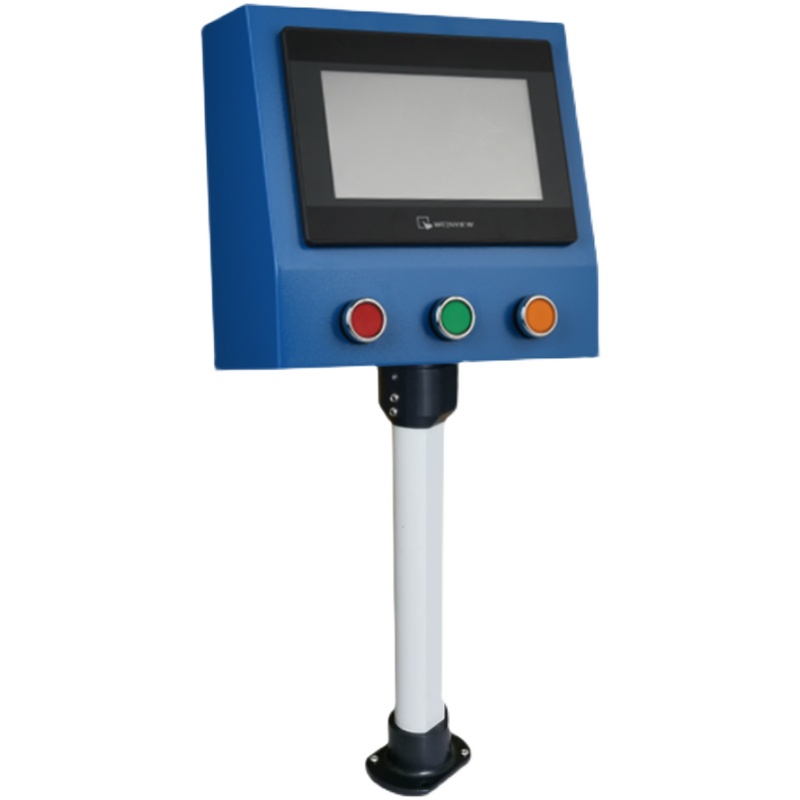 触摸屏安装支架人机界面固定座铝合金材质旋转支撑座金属法兰座子