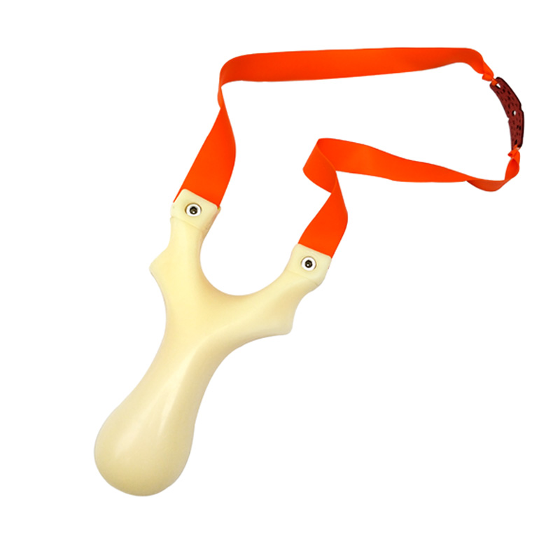 树脂弹弓扁皮免绑高精度带瞄点户外钢珠传统竞技成人儿童锻炼玩具