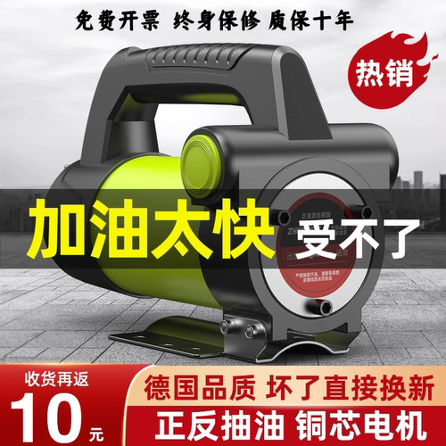 德国进口博士电动抽油泵12v24v220v通用柴油泵小型加油泵吸油泵