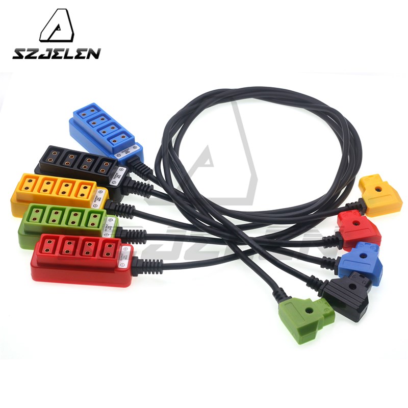 DTAP一分四电源分配器,适用ARRI/RED摄影机B口电源线V口电池分配