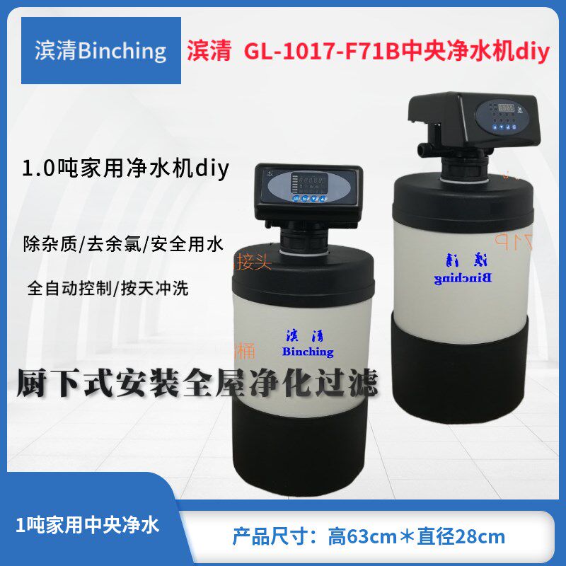 滨清GL-1017-F71家用中央净水机/1吨厨下净水器/全自动过滤器diy