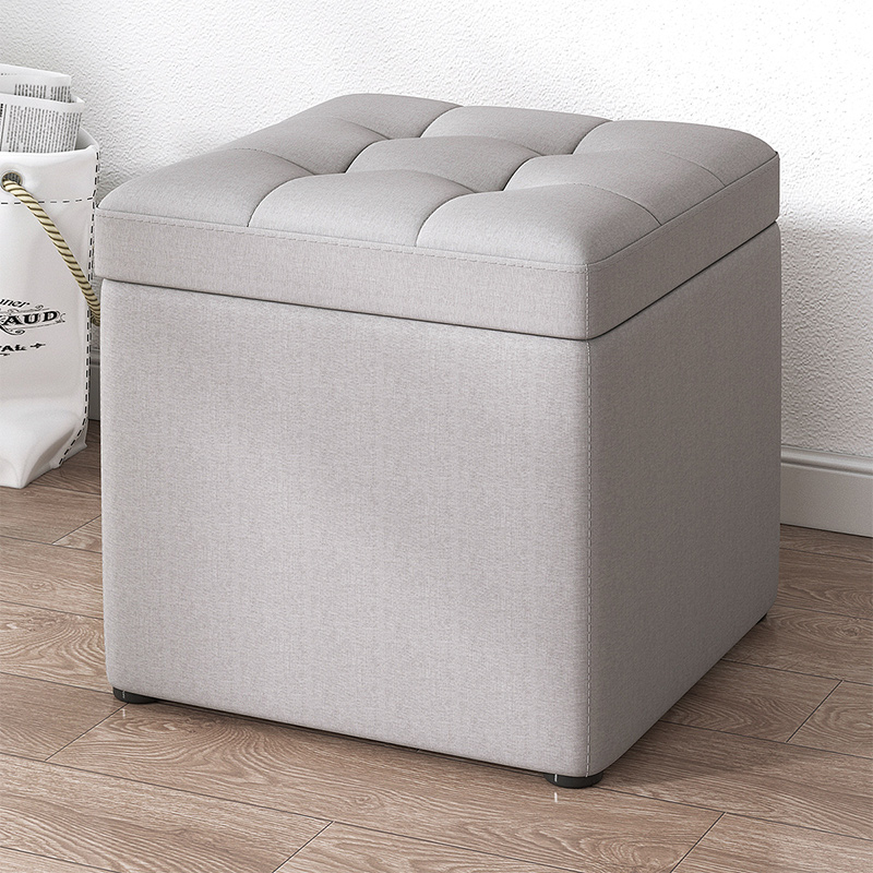 换鞋凳家用门口轻奢收纳凳子小方凳客厅沙发凳储物凳小凳子穿鞋凳