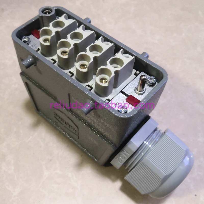 HARTING 连接器 09140032701 母芯 Han-MOD-F-S 模块 HAN-C-axial