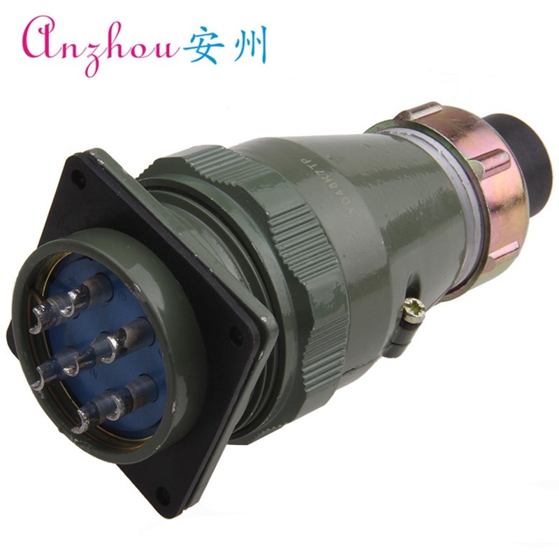 YD48 7芯 50A 防水航空插头 连接器 YD48K7TP YD48K7TQ YD48J7Z
