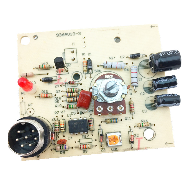 安泰立信AT936b可调恒温电烙铁主板控制板7孔烙铁手柄7针线路板