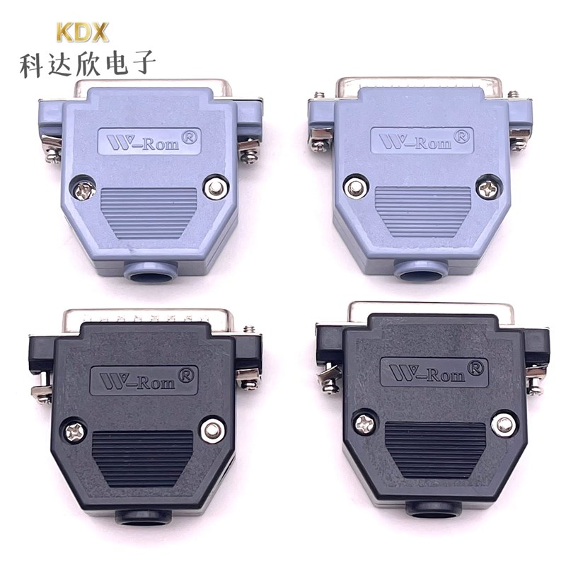 台达伺服B2系列CN2接头DB44针公母  野口灰色黑色外壳ASDCNDS029R