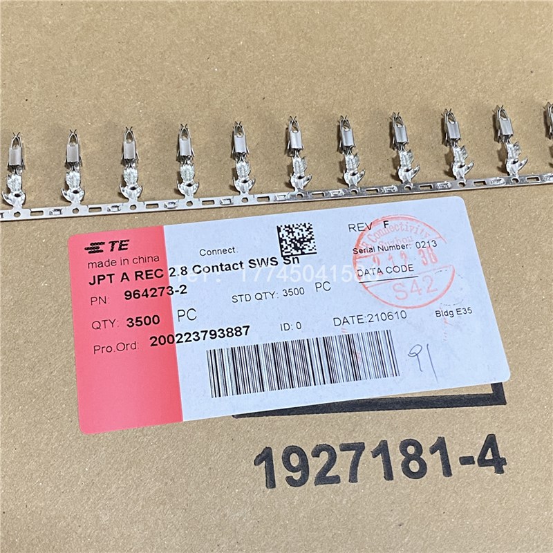 【直拍现货】964273-2美国泰科连接器TE原厂正品3500PCS/盘