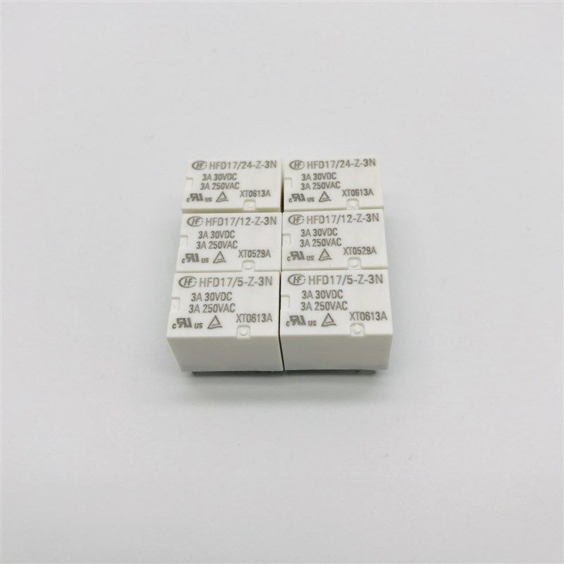 HFD175/1224Z3N一组转换5脚3A250VAC宏发继电器5V12V24VDC