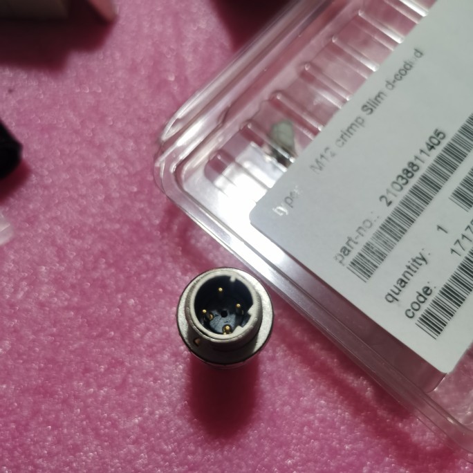 HARTING连接器21038811405圆形插头HAN-M12-四芯编码D-coded现货